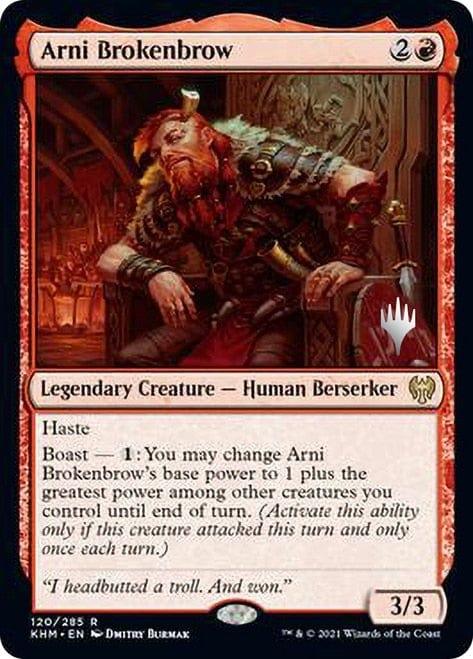 Magic: The Gathering MTG Single Arni Brokenbrow [Kaldheim Promo Pack]