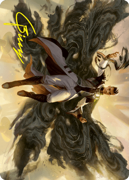 Magic: The Gathering MTG Single Arrogant Poet Art Card (Gold-Stamped Signature) [Strixhaven: School of Mages Art Series]