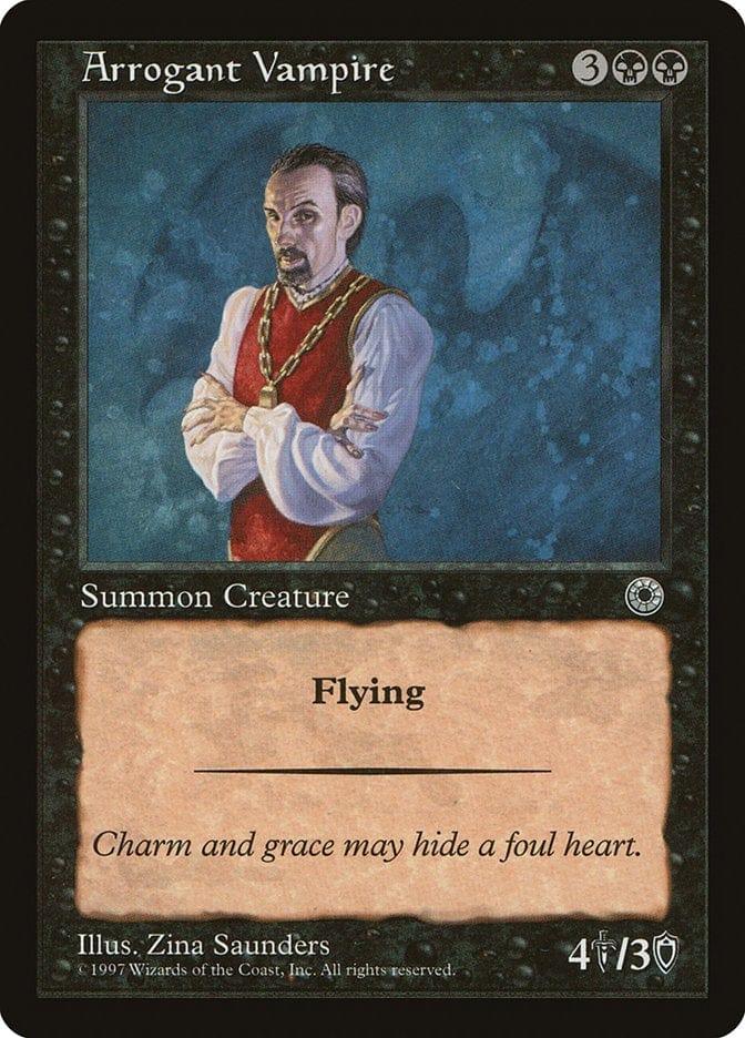 Magic: The Gathering MTG Single Arrogant Vampire [Portal]