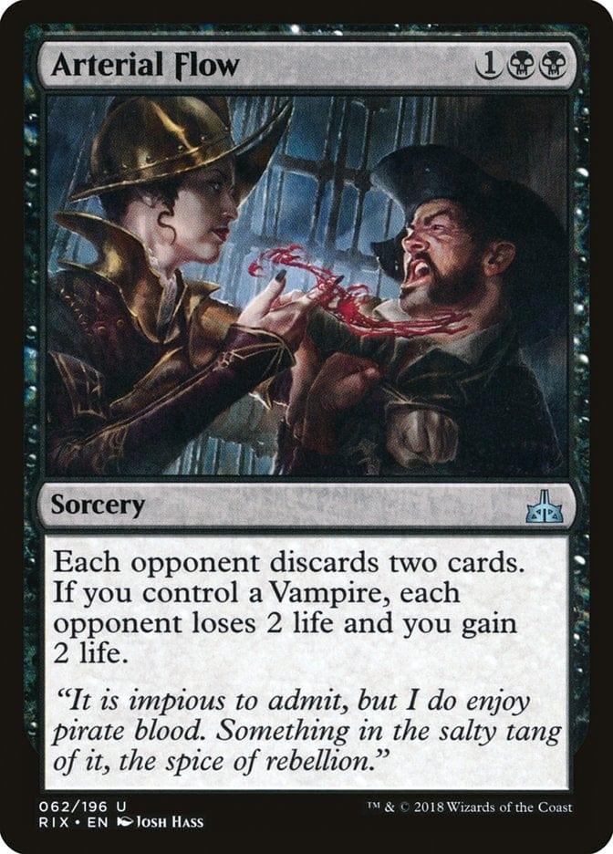 Magic: The Gathering MTG Single Arterial Flow [Rivals of Ixalan]