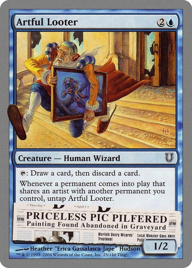 Magic: The Gathering MTG Single Artful Looter [Unhinged]