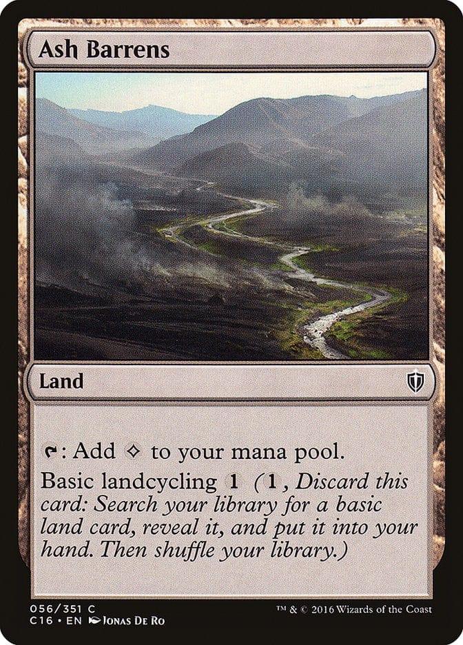 Magic: The Gathering MTG Single Ash Barrens [Commander 2016]