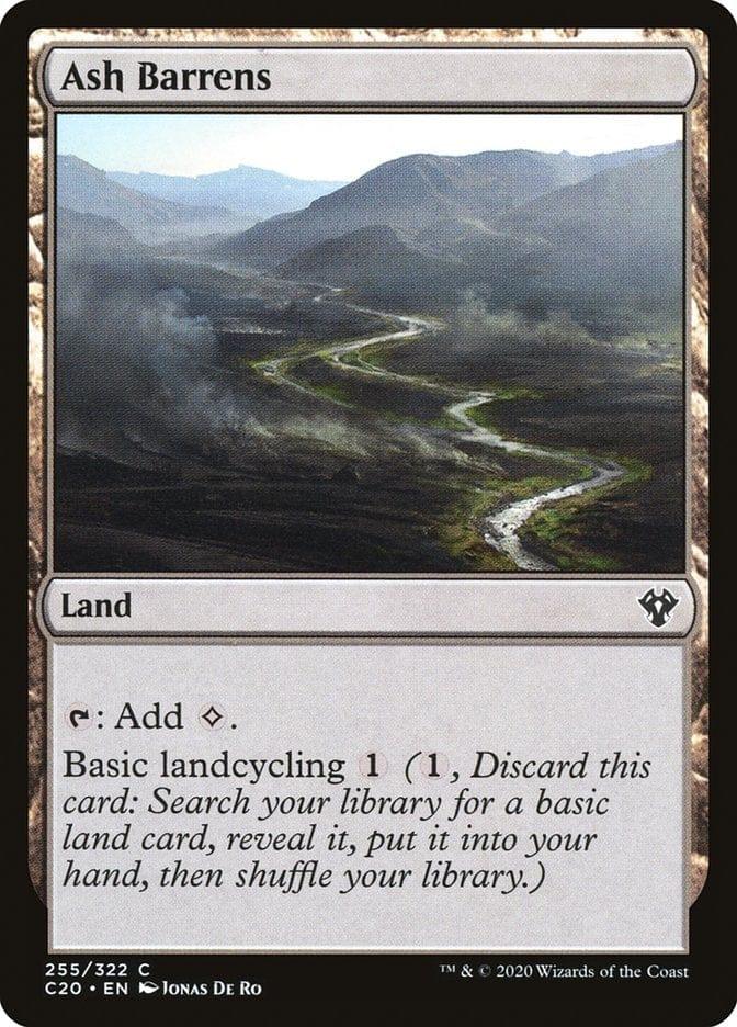 Magic: The Gathering MTG Single Ash Barrens [Commander 2020]