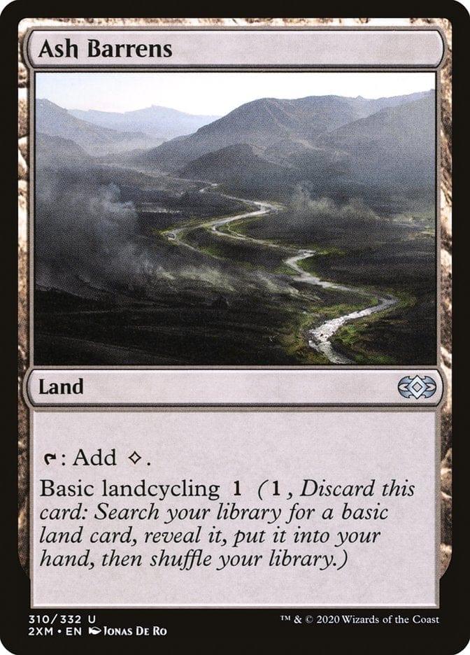 Magic: The Gathering MTG Single Ash Barrens [Double Masters]