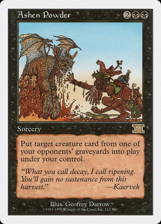 Magic: The Gathering MTG Single Ashen Powder [Classic Sixth Edition]