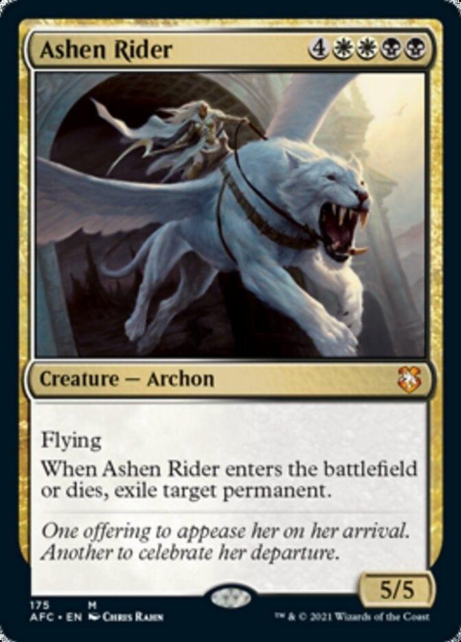 Magic: The Gathering MTG Single Ashen Rider [Dungeons & Dragons: Adventures in the Forgotten Realms Commander]