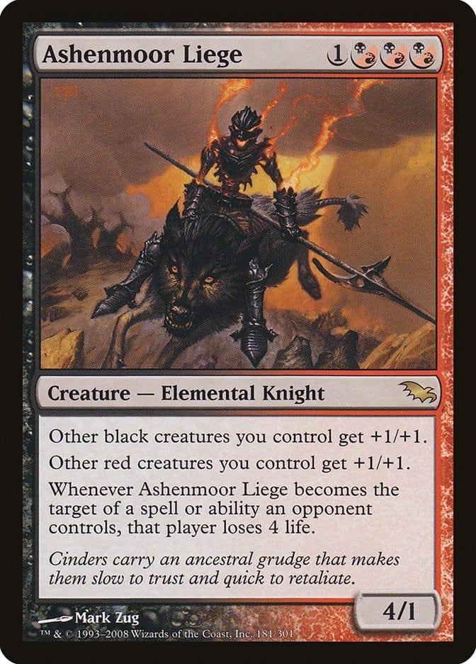 Magic: The Gathering MTG Single Ashenmoor Liege [Shadowmoor]
