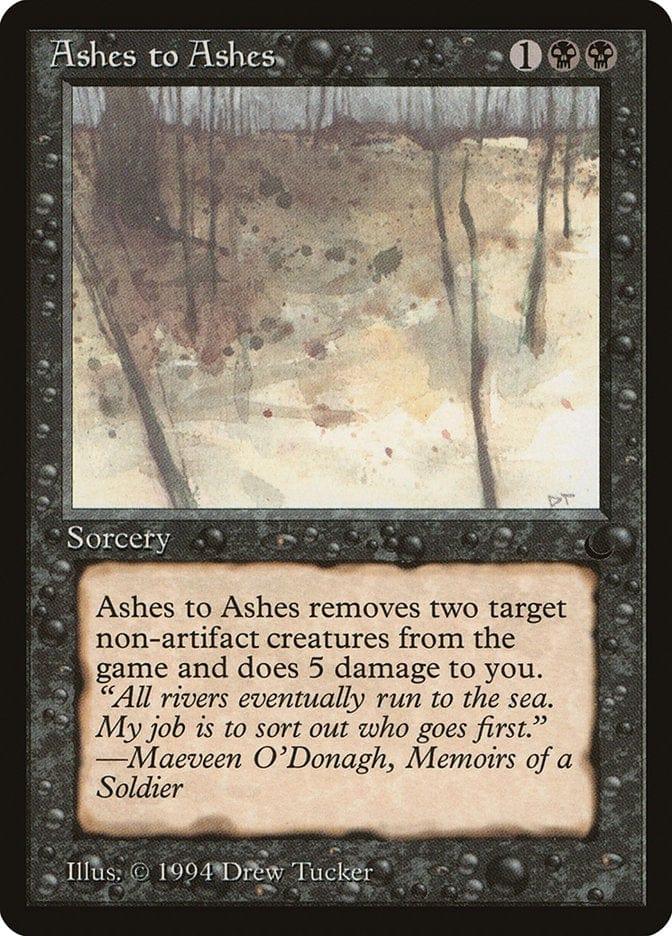 Magic: The Gathering MTG Single Ashes to Ashes [The Dark]