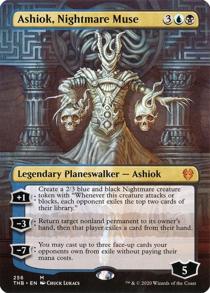 Magic: The Gathering MTG Single Ashiok, Nightmare Muse (Borderless) [Theros Beyond Death]