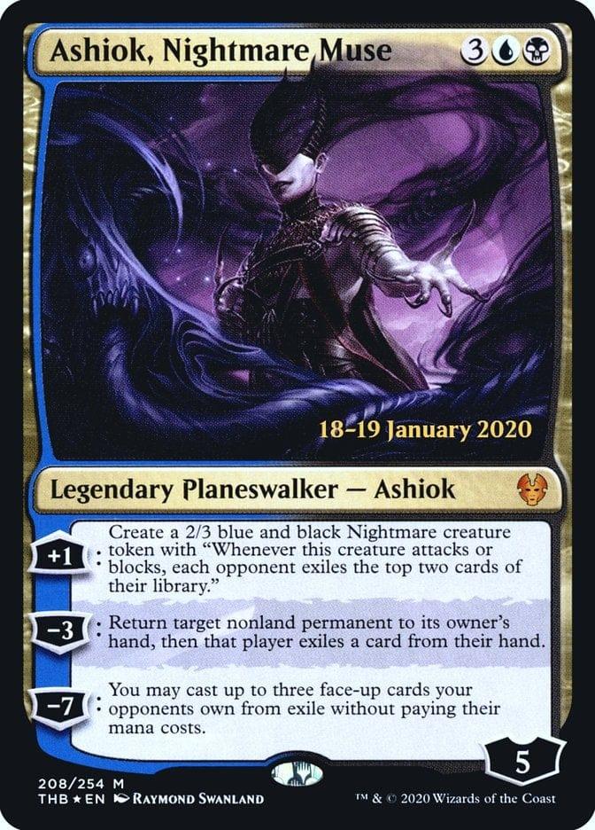 Magic: The Gathering MTG Single Ashiok, Nightmare Muse [Theros Beyond Death Prerelease Promos]
