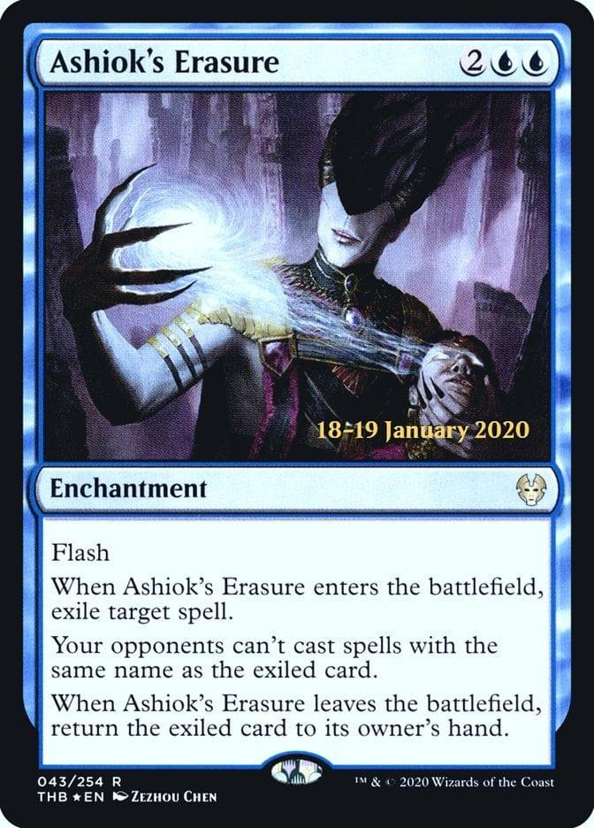 Magic: The Gathering MTG Single Ashiok's Erasure [Theros Beyond Death Prerelease Promos]