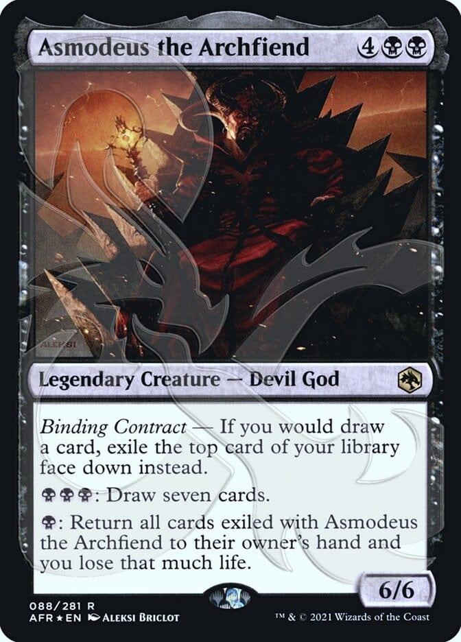 Magic: The Gathering MTG Single Asmodeus the Archfiend (Ampersand Promo) [Dungeons & Dragons: Adventures in the Forgotten Realms Promos]