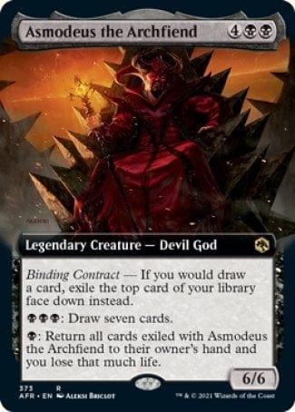 Magic: The Gathering MTG Single Asmodeus the Archfiend (Extended) [Dungeons & Dragons: Adventures in the Forgotten Realms]