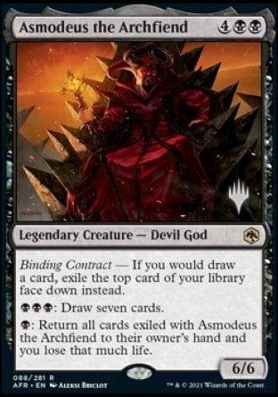 Magic: The Gathering MTG Single Asmodeus the Archfiend (Promo Pack) [Dungeons & Dragons: Adventures in the Forgotten Realms Promos]