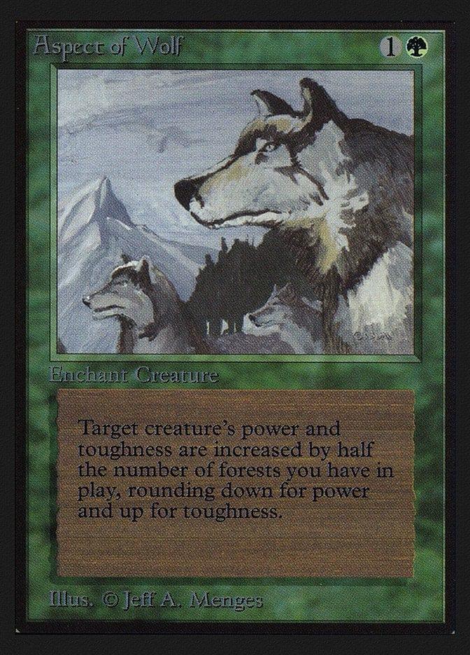 Magic: The Gathering MTG Single Aspect of Wolf [International Collectors’ Edition]