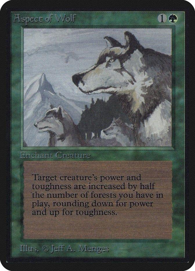 Magic: The Gathering MTG Single Aspect of Wolf [Limited Edition Alpha]