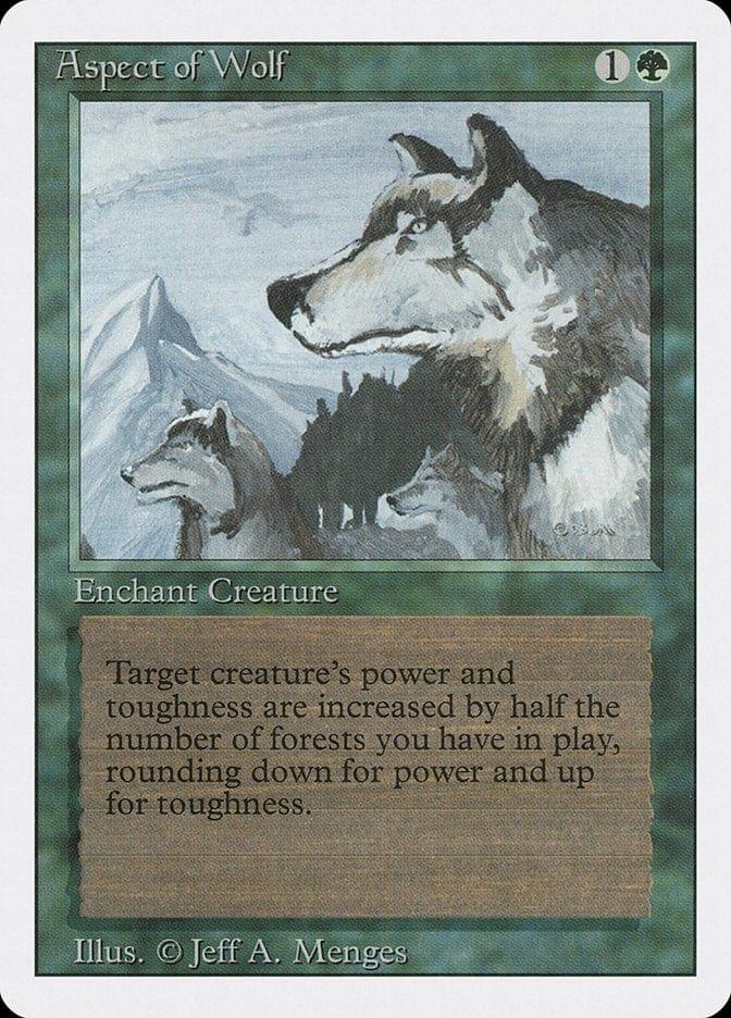 Magic: The Gathering MTG Single Aspect of Wolf [Revised Edition]