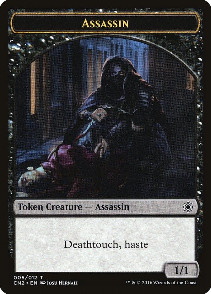 Magic: The Gathering MTG Single Assassin [Conspiracy: Take the Crown Tokens]
