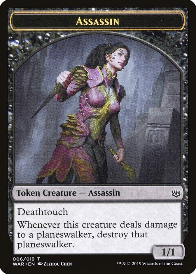 Magic: The Gathering MTG Single Assassin [War of the Spark Tokens]