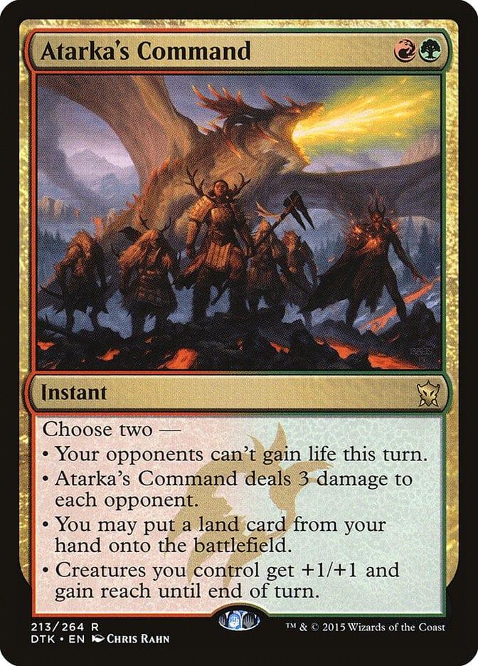 Magic: The Gathering MTG Single Atarka's Command [Dragons of Tarkir]