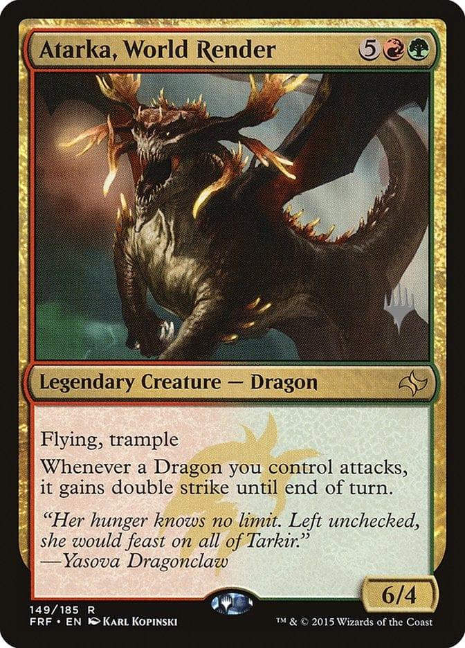Magic: The Gathering MTG Single Atarka, World Render (Promo Pack) [Fate Reforged Promos]