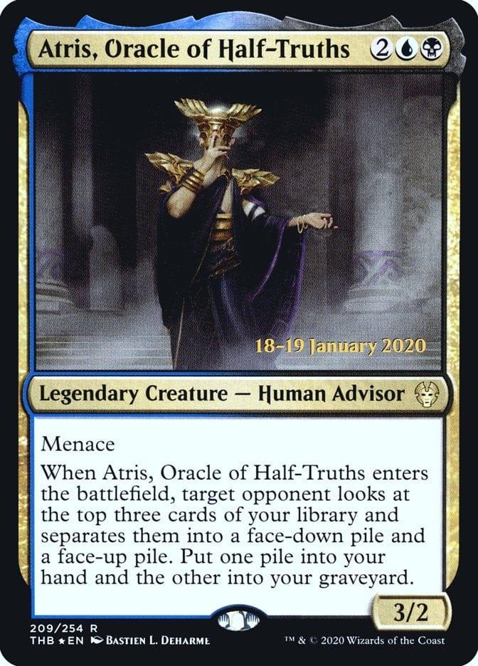 Magic: The Gathering MTG Single Atris, Oracle of Half-Truths [Theros Beyond Death Prerelease Promos]