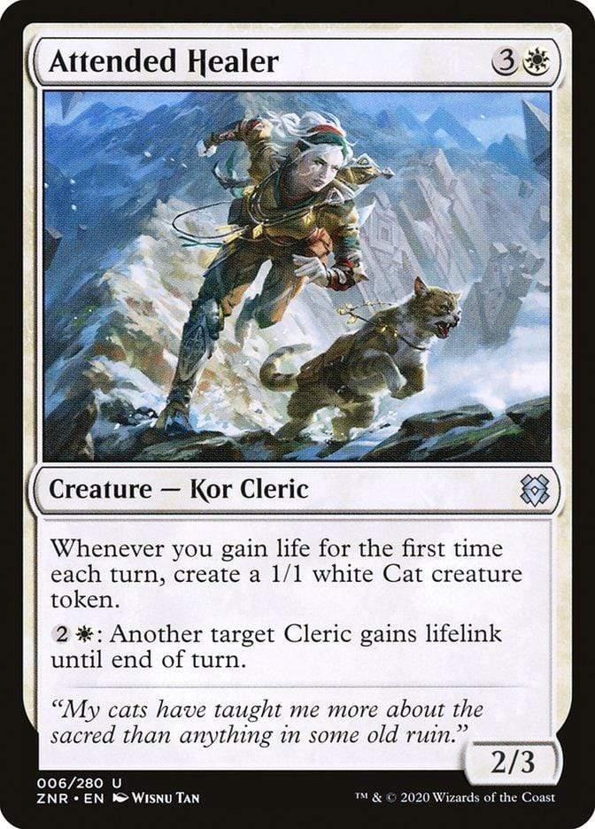 Magic: The Gathering MTG Single Attended Healer [Zendikar Rising]