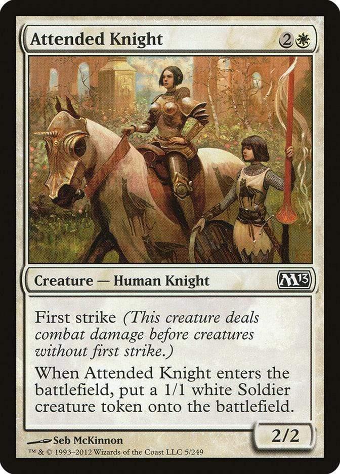 Magic: The Gathering MTG Single Attended Knight [Magic 2013]