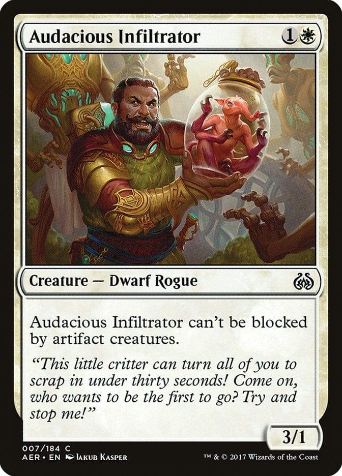 Magic: The Gathering MTG Single Audacious Infiltrator [Aether Revolt]
