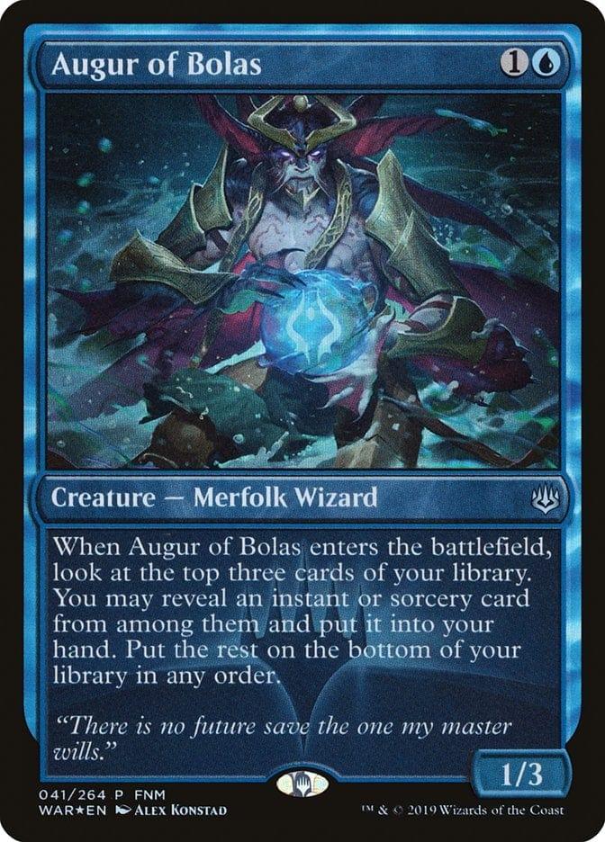 Magic: The Gathering MTG Single Augur of Bolas (FNM) [War of the Spark Promos]
