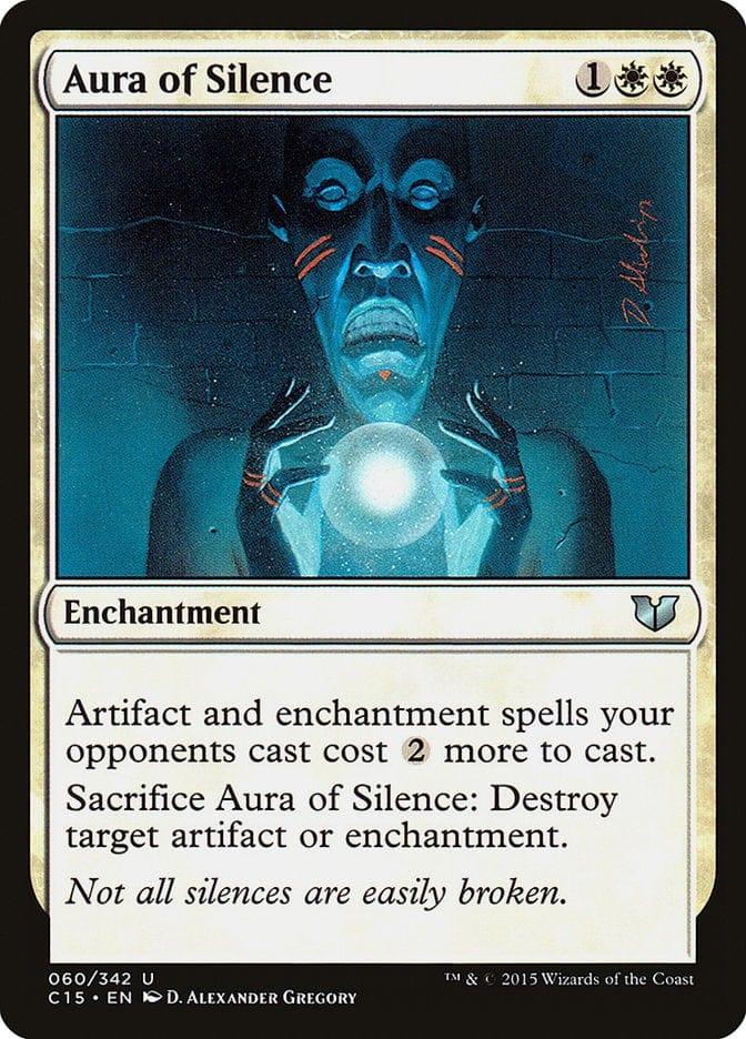 Magic: The Gathering MTG Single Aura of Silence [Commander 2015]