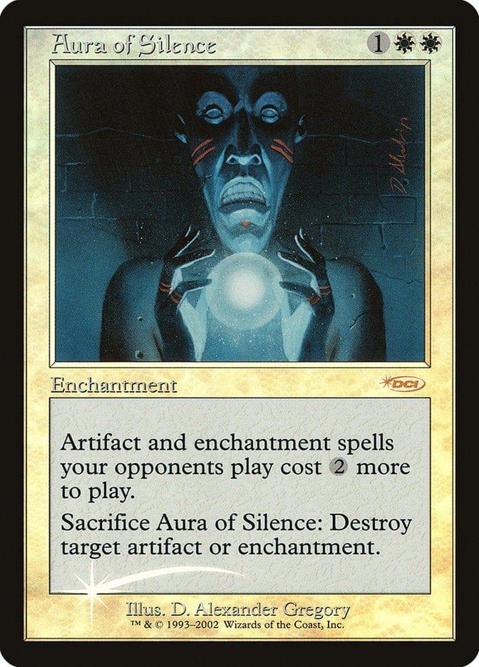 Magic: The Gathering MTG Single Aura of Silence [Friday Night Magic 2002]