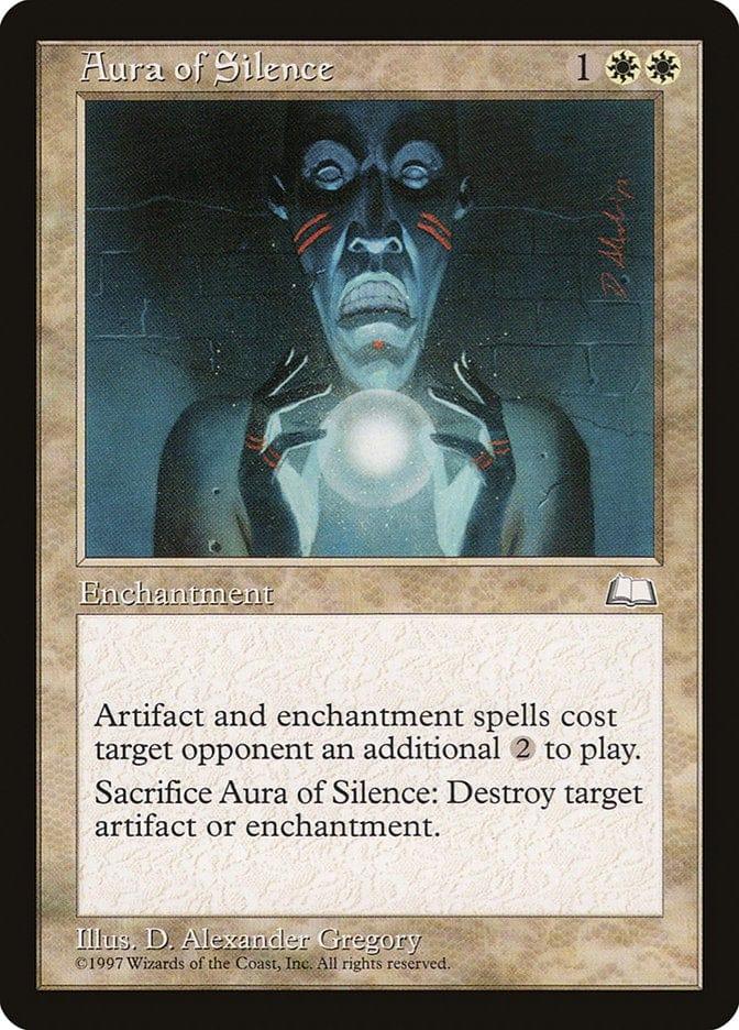 Magic: The Gathering MTG Single Aura of Silence [Weatherlight]