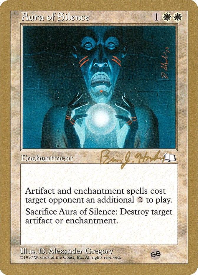 Magic: The Gathering MTG Single Aura of Silence [World Championship Decks 1998]