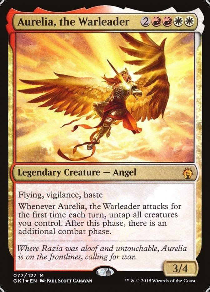 Magic: The Gathering MTG Single Aurelia, the Warleader [Guilds of Ravnica Guild Kit]