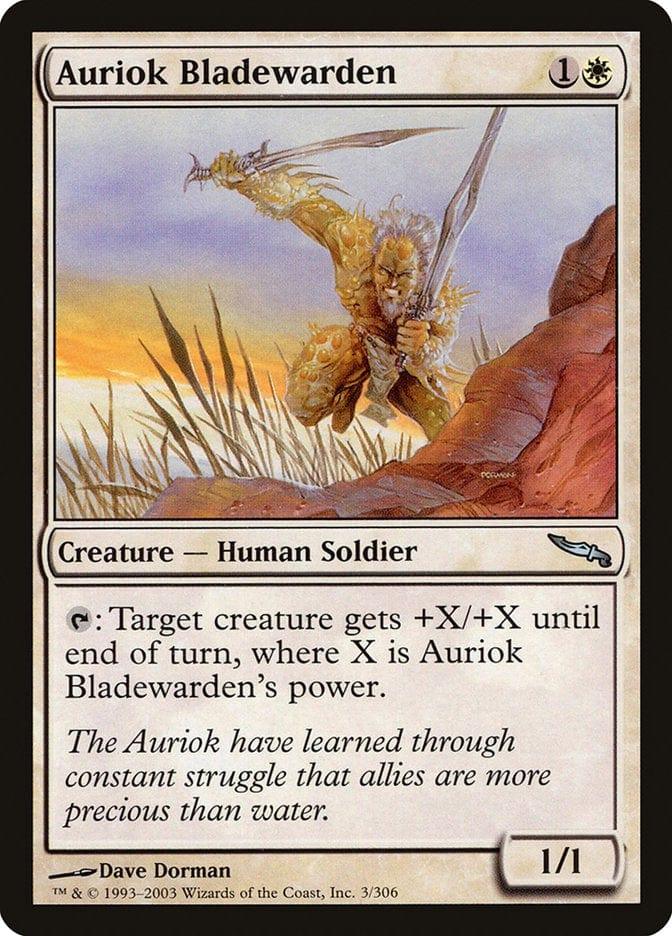 Magic: The Gathering MTG Single Auriok Bladewarden [Mirrodin]