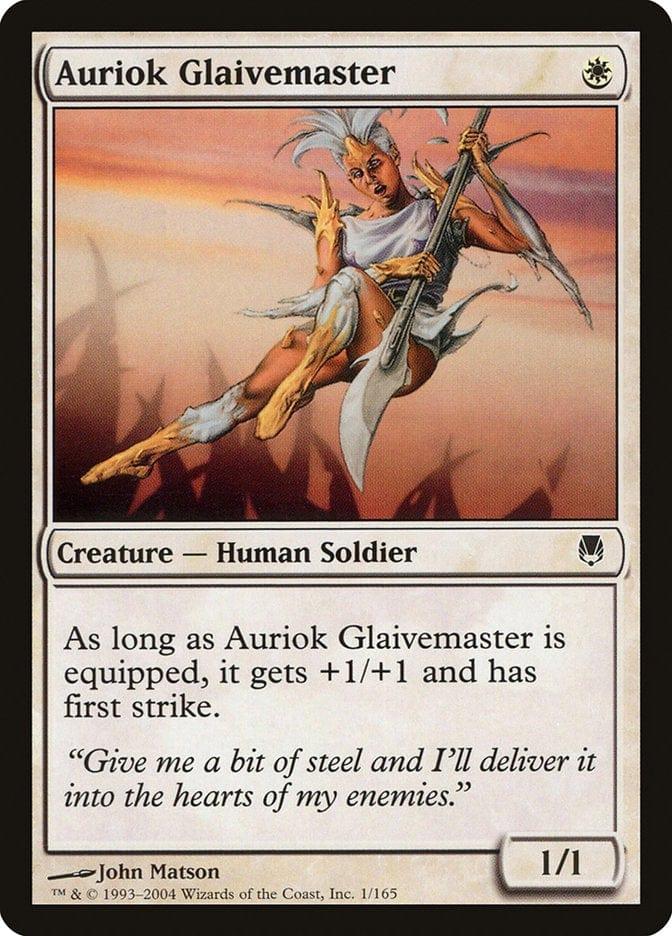 Magic: The Gathering MTG Single Auriok Glaivemaster [Darksteel]