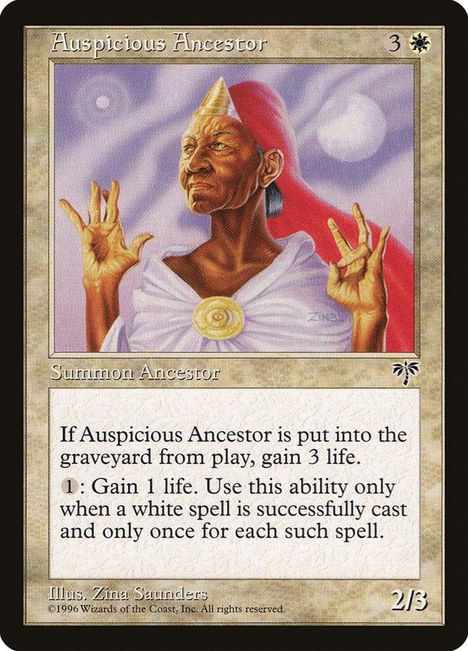 Magic: The Gathering MTG Single Auspicious Ancestor [Mirage]