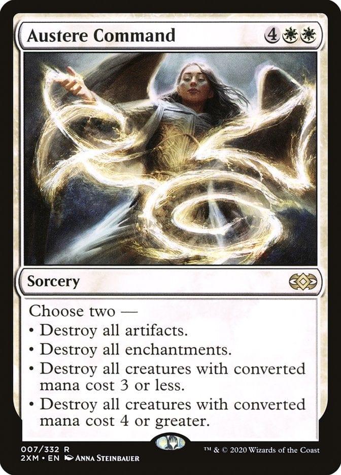 Magic: The Gathering MTG Single Austere Command [Double Masters]