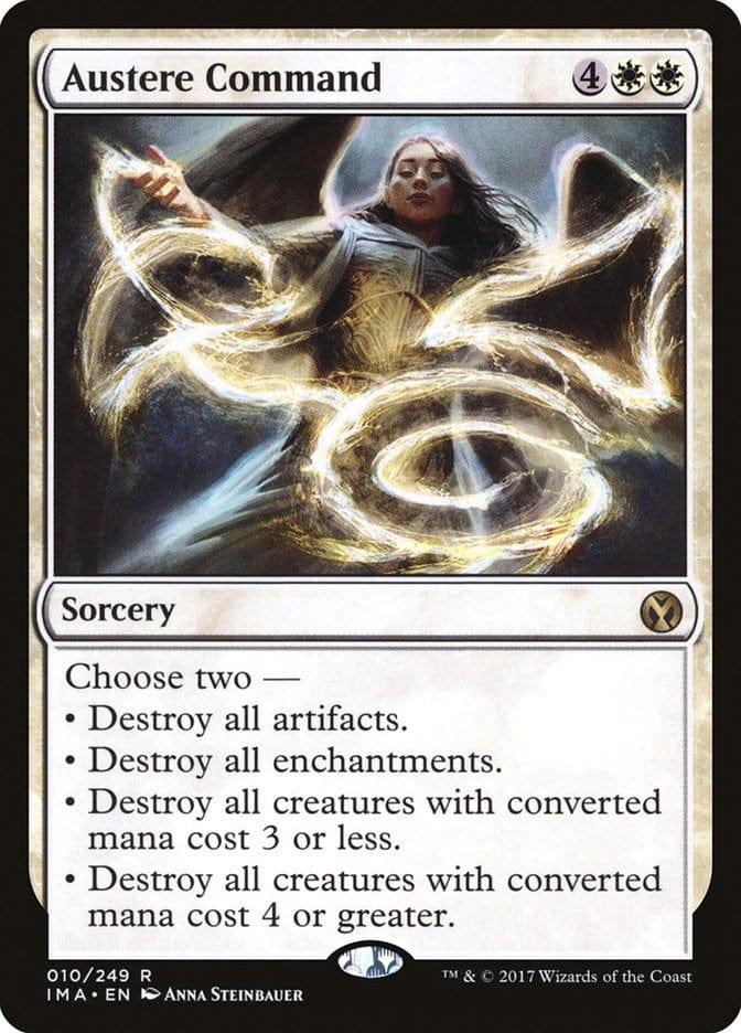 Magic: The Gathering MTG Single Austere Command [Iconic Masters]