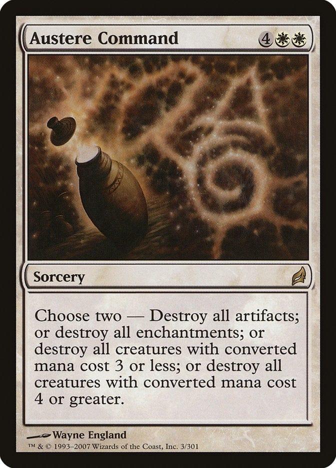 Magic: The Gathering MTG Single Austere Command [Lorwyn]