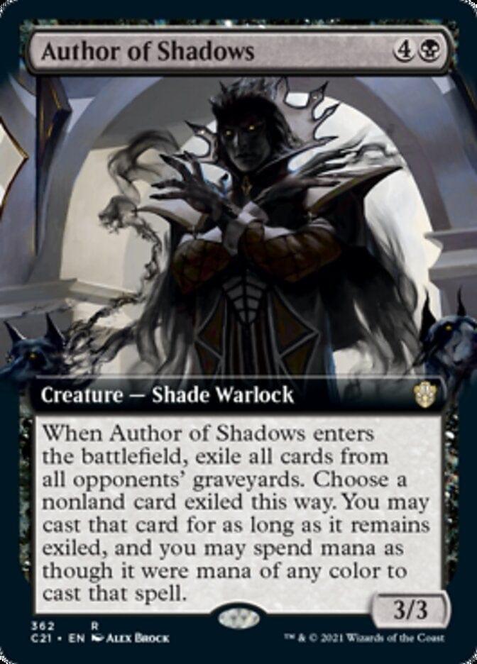 Magic: The Gathering MTG Single Author of Shadows (Extended) [Commander 2021]