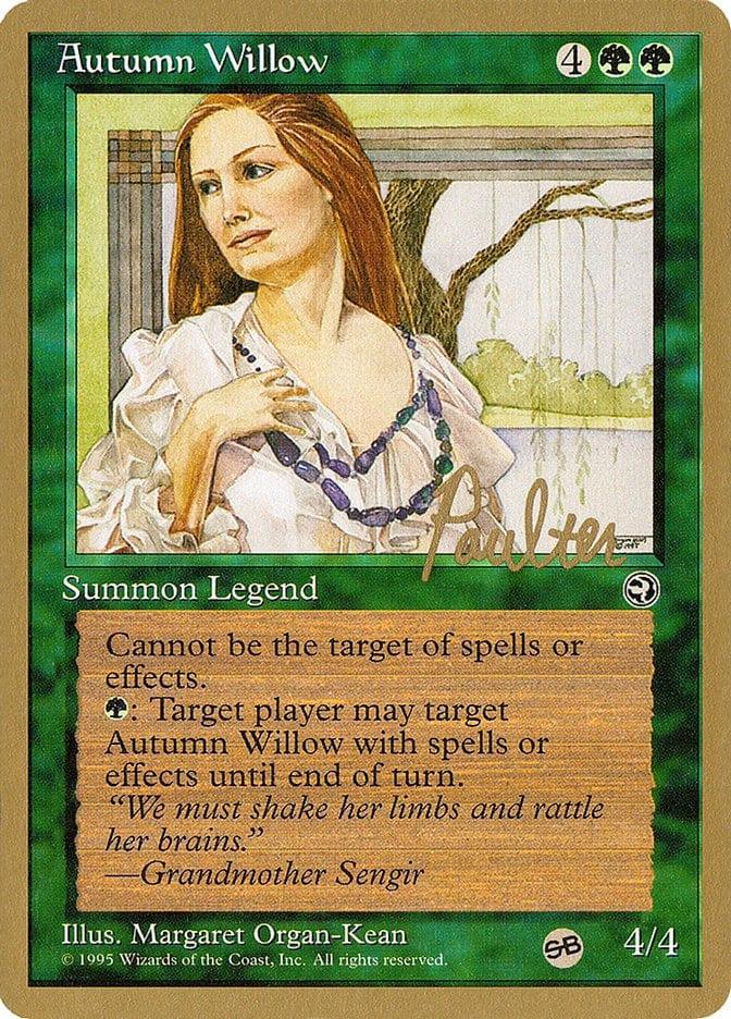 Magic: The Gathering MTG Single Autumn Willow [Pro Tour Collector Set]