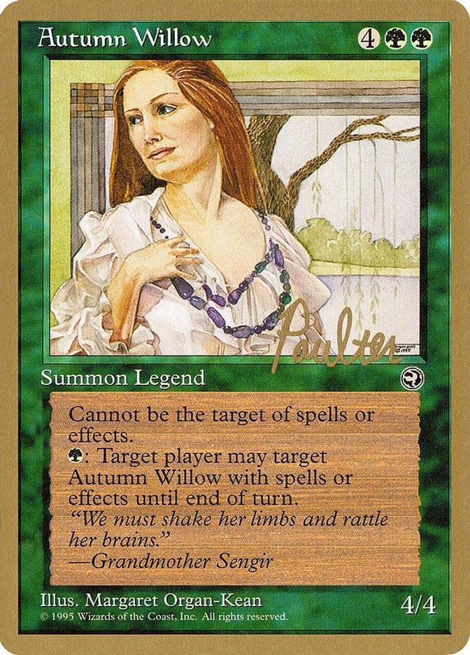 Magic: The Gathering MTG Single Autumn Willow [Pro Tour Collector Set]