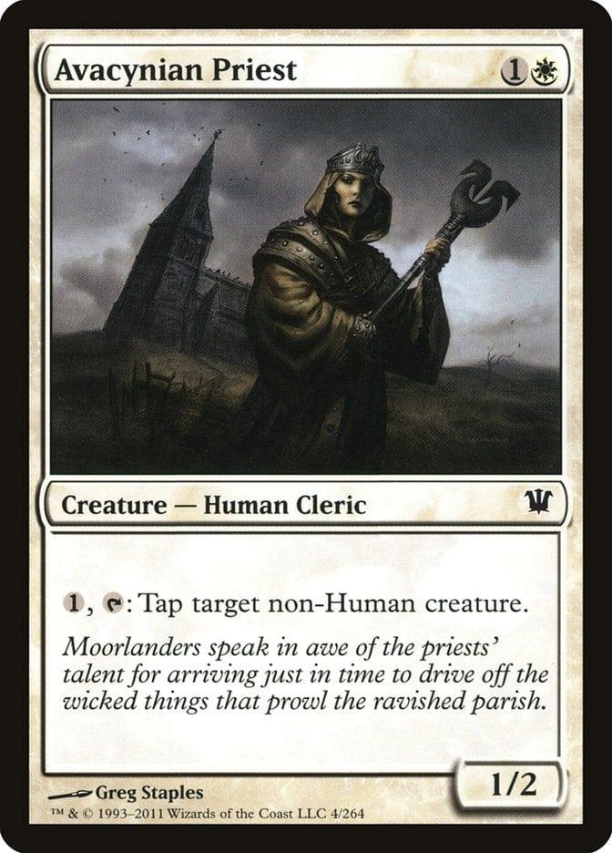 Magic: The Gathering MTG Single Avacynian Priest [Innistrad]