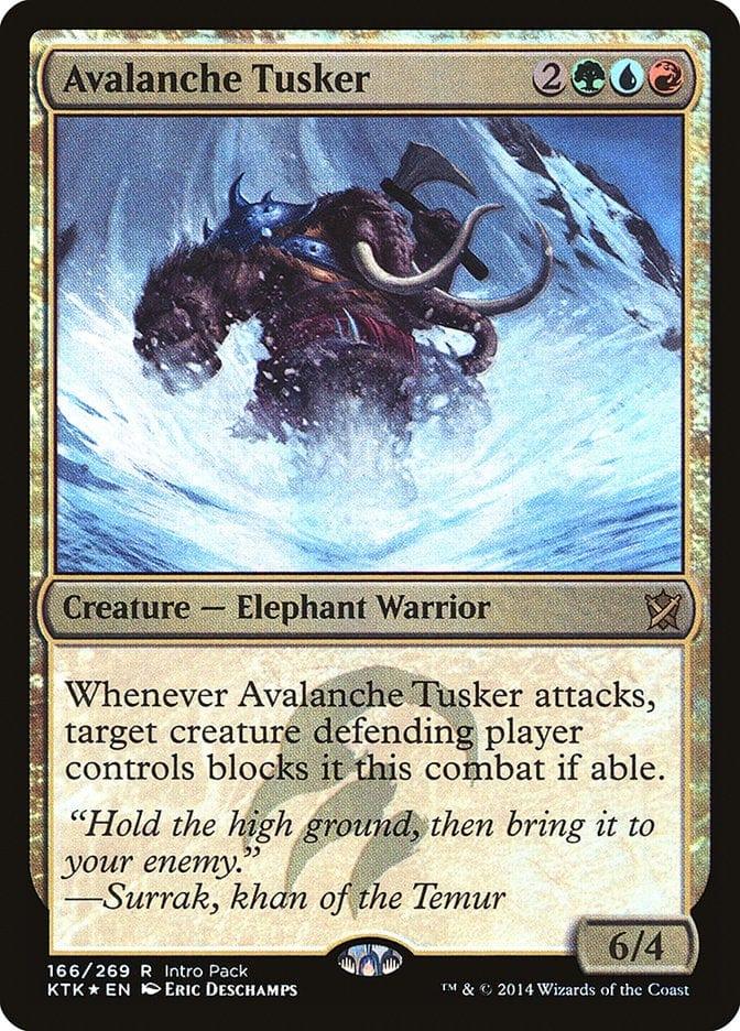Magic: The Gathering MTG Single Avalanche Tusker (Intro Pack) [Khans of Tarkir Promos]