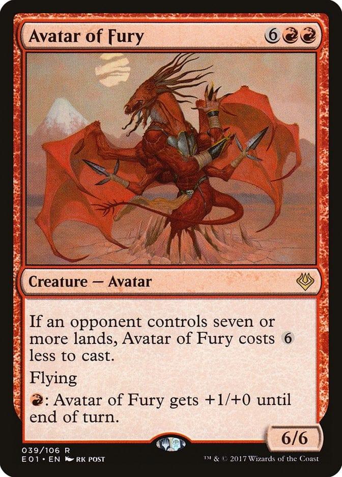 Magic: The Gathering MTG Single Avatar of Fury [Archenemy: Nicol Bolas]