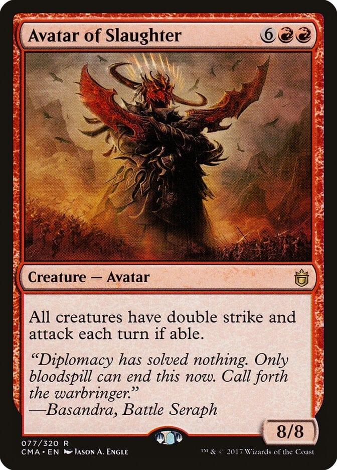 Magic: The Gathering MTG Single Avatar of Slaughter [Commander Anthology]
