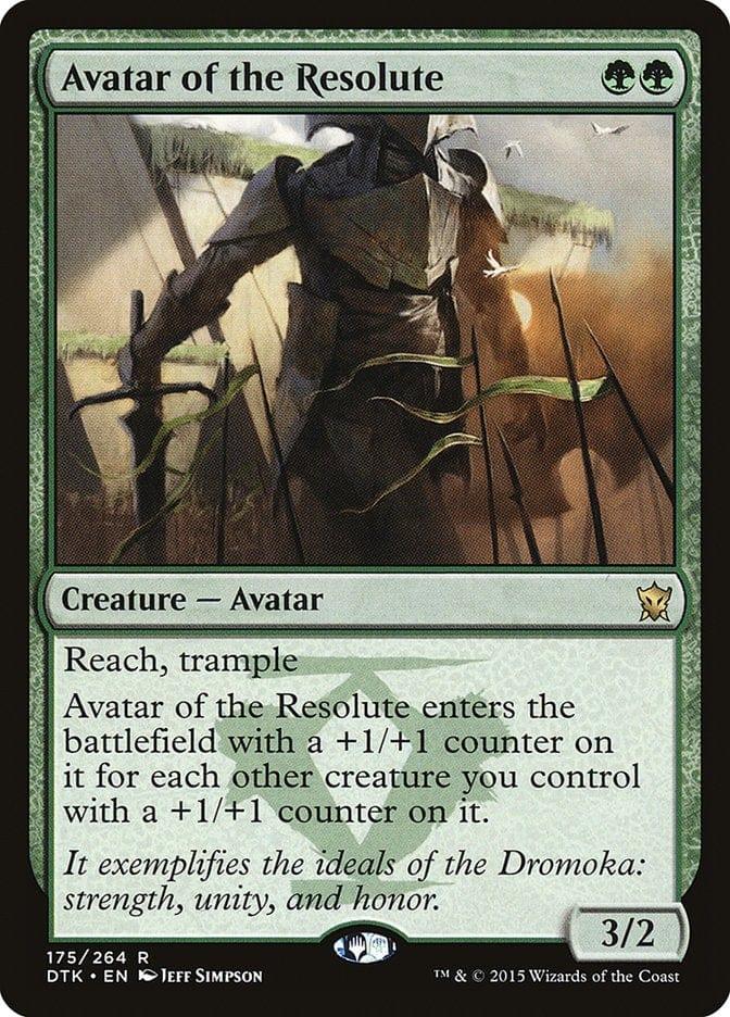 Magic: The Gathering MTG Single Avatar of the Resolute [Dragons of Tarkir]