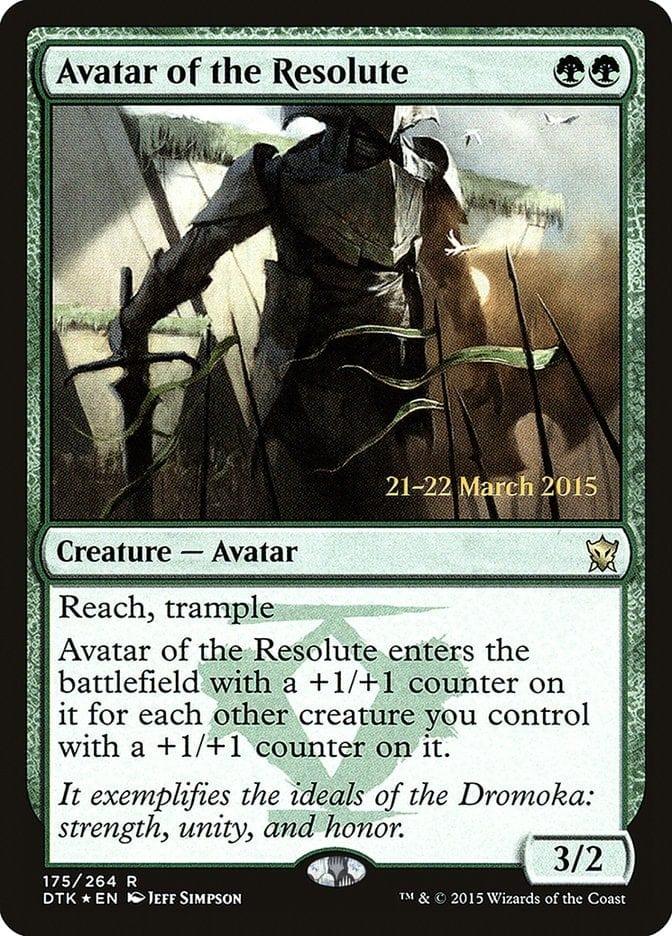 Magic: The Gathering MTG Single Avatar of the Resolute  [Dragons of Tarkir Prerelease Promos]